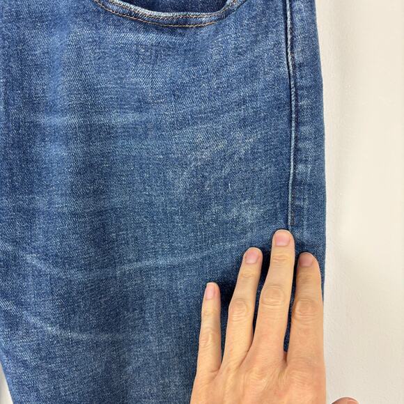 Levi's Made & Crafted Jeans Big E 502 36 *altered to 25.5" crop* Tencel Refibra - Picture 5 of 16